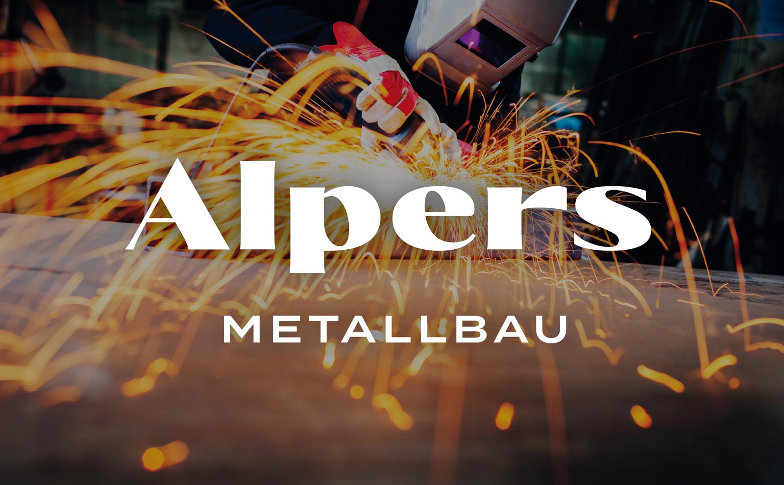 Logodesign für die Metallbau Firma Alpers aus Hamburg